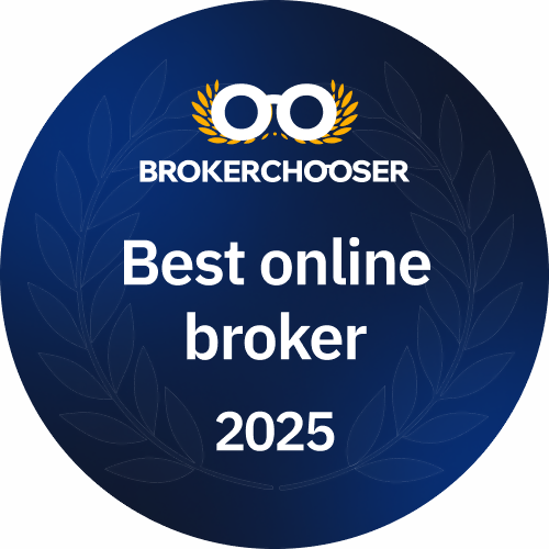 BrokerChooser 2025 Award - Best Online Broker